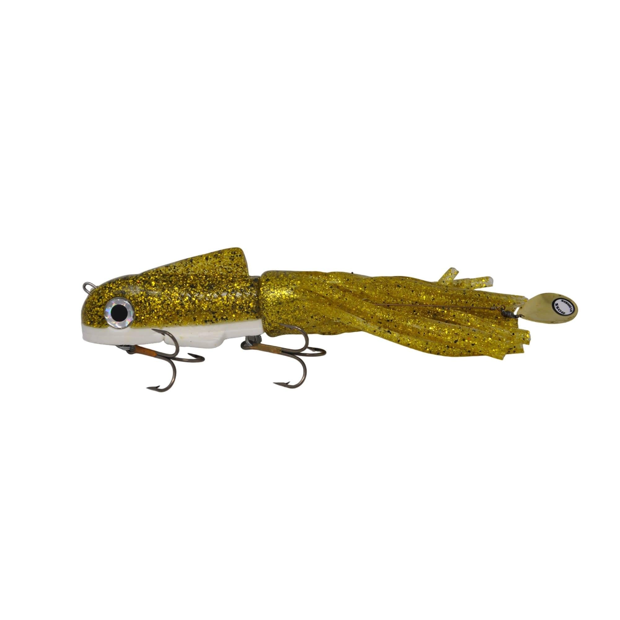 View of Rubber Boss Shad Hybrid Large Walleye available at EZOKO Fishing