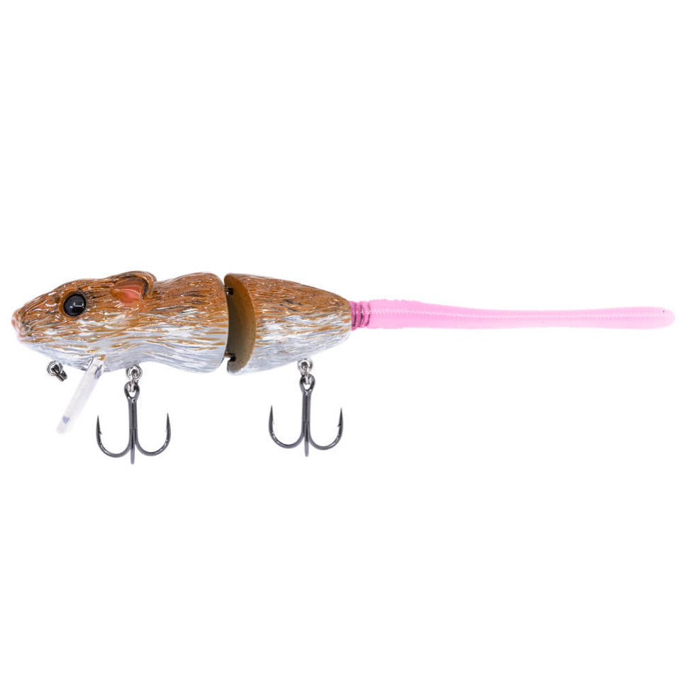 View of Swimbait Bucca Brand Baby Bull Rat 3.5" Field Mouse available at EZOKO Fishing