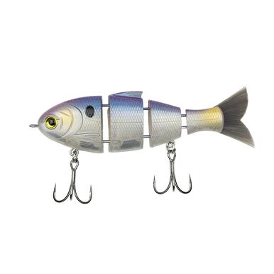 View of Swimbait Bucca Brand Baby Bull Shad 3.75" Threadfin Shad available at EZOKO Fishing