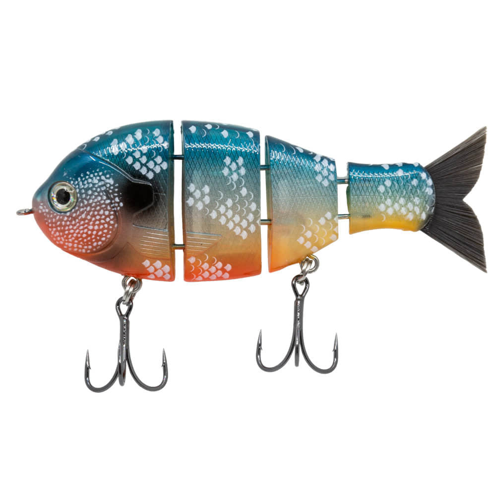 View of Swimbait Bucca Brand Baby Gill 3.75" Jekyll Longear Sunfish available at EZOKO Fishing