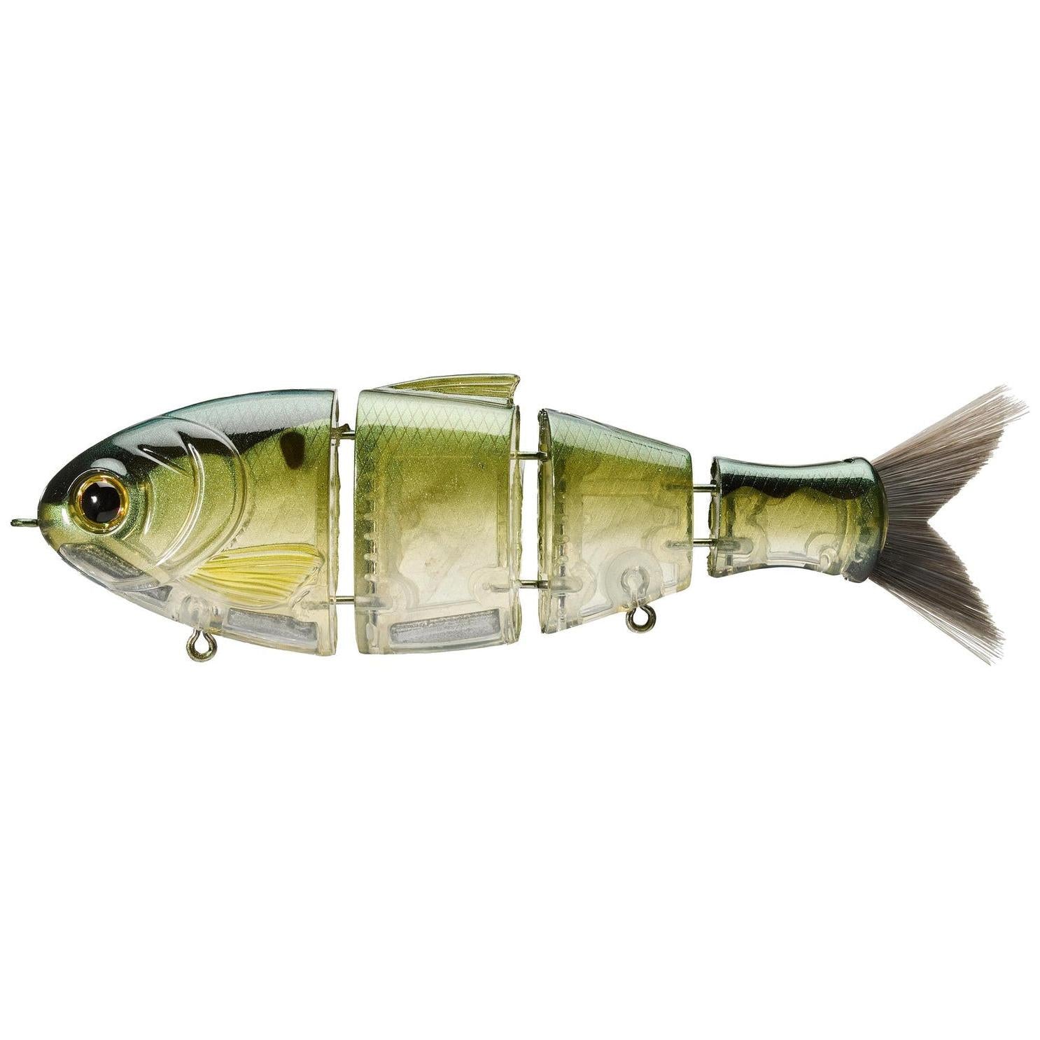 View of Swimbaits Bucca Brand Bull Shad 5" Green Gizzard available at EZOKO Fishing