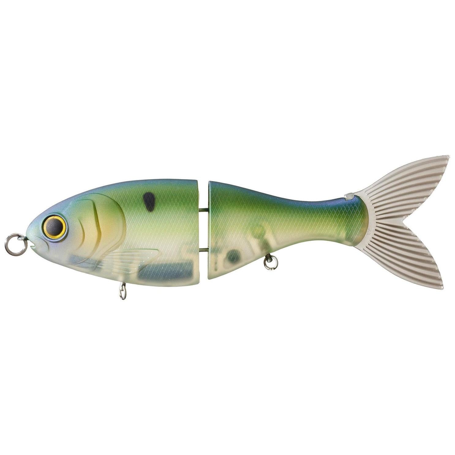 View of GlideBait Bucca Brand Trick Shad 6" Kiwi available at EZOKO Fishing