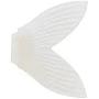 View of Replacement_Tails Bucca Brand Trick Shad Replacement Tails 6" Pearl Blue available at EZOKO Fishing
