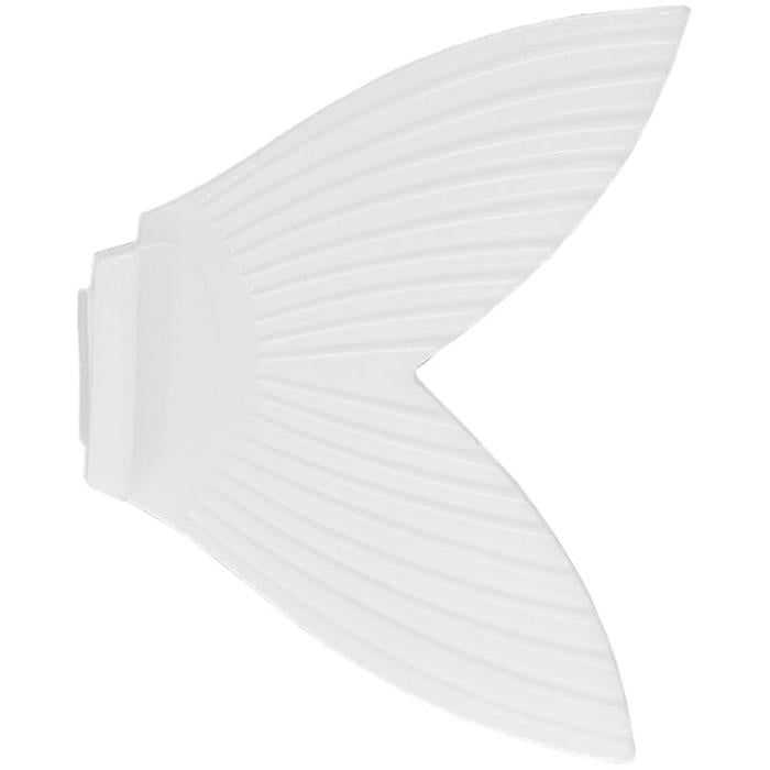 View of Replacement_Tails Bucca Brand Trick Shad Replacement Tails 6" Pearl White available at EZOKO Fishing