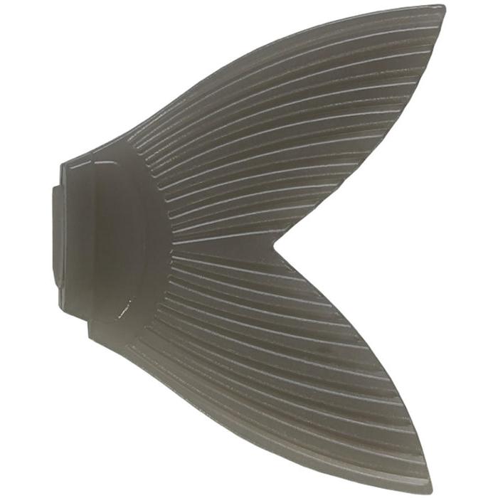 View of Replacement_Tails Bucca Brand Trick Shad Replacement Tails 6" Smoke Grey available at EZOKO Fishing