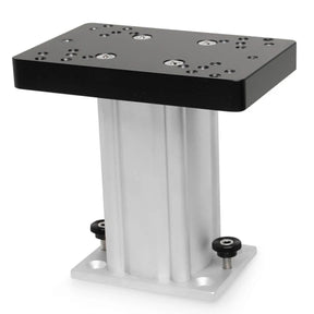 View of boating_accessories Cannon Aluminum Fixed Base Pedestal Mount 6" available at EZOKO Pike and Musky Shop