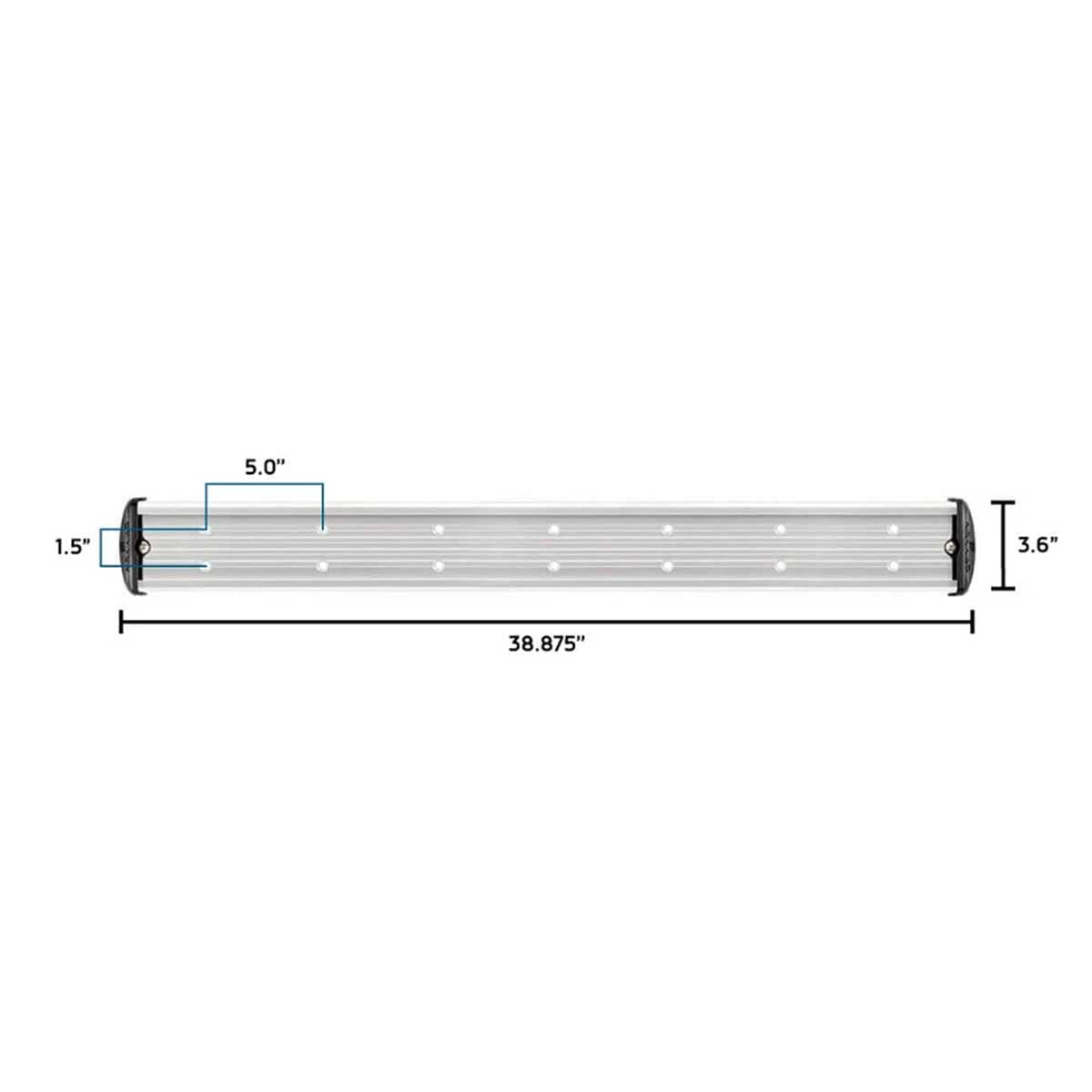 View of boating_accessories Cannon Aluminum Mounting Track 36" available at EZOKO Pike and Musky Shop