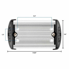 View of boating_accessories Cannon Aluminum Mounting Track 6" available at EZOKO Pike and Musky Shop