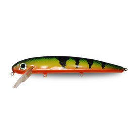 View of Crankbaits Capital Predator Bait Jake Custom Color Crankbait Fire Tiger available at EZOKO Pike and Musky Shop