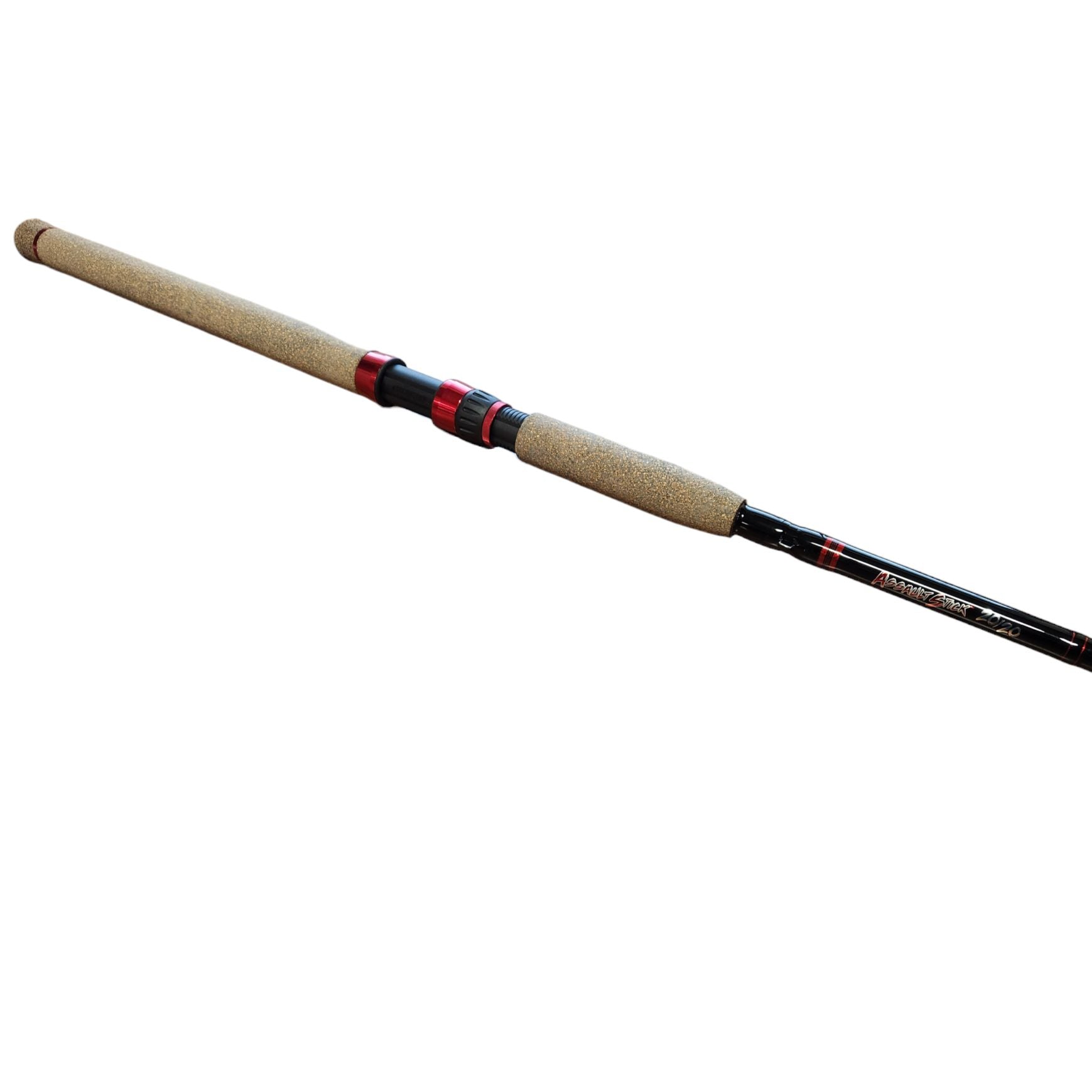 View of Baitcast_Rods Chaos Tackle Assault Stick 20/20 Trolling Baitcast Rods available at EZOKO Pike and Musky Shop