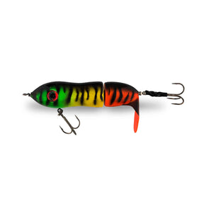 View of Topwater Big Mama Lit'tl Sis'tr Propbait Fire Tiger available at EZOKO Pike and Musky Shop