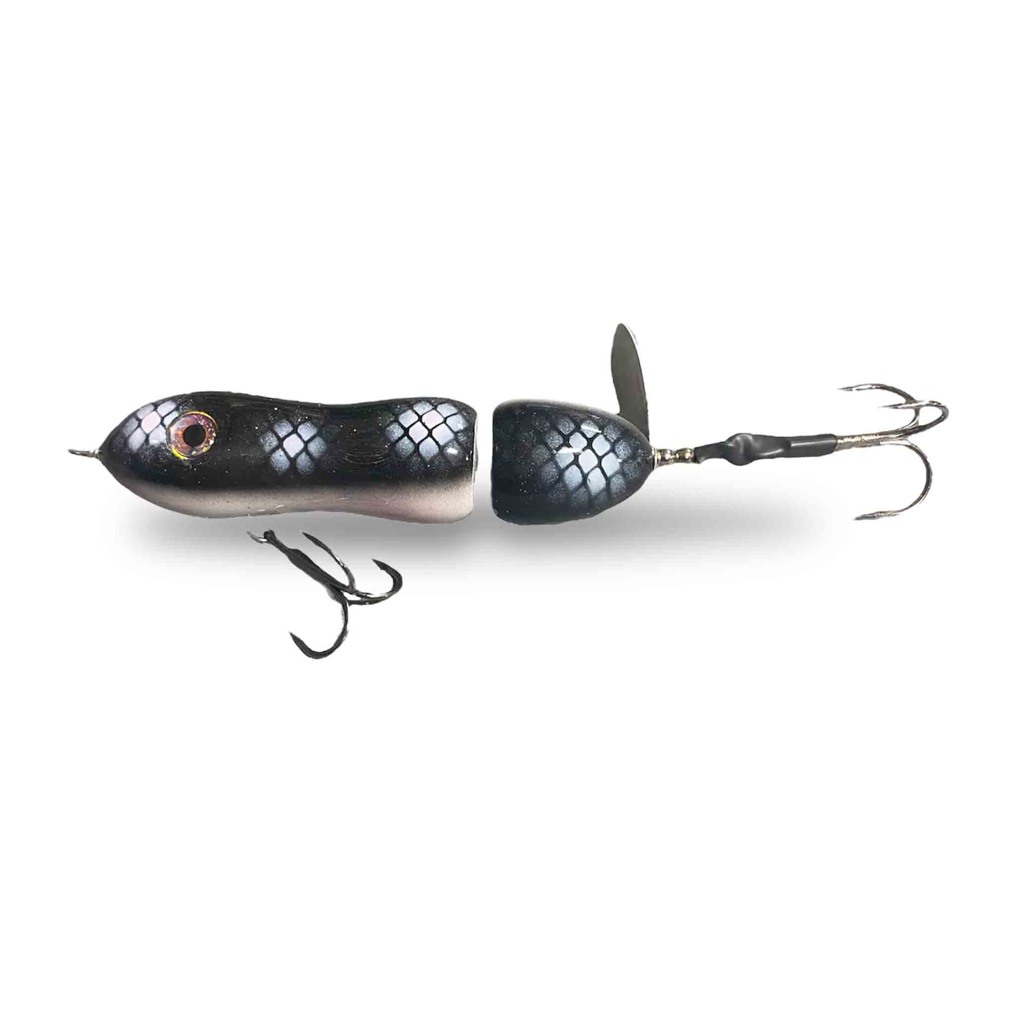 View of Topwater Chaos Tackle Big Mama Psycho Sis'tr Propbait Loon available at EZOKO Fishing