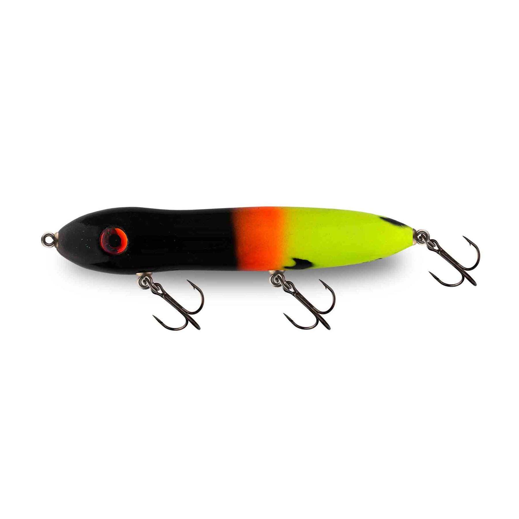 View of Topwater Big Mama Big mama Topwater Bait Fire Tail available at EZOKO Pike and Musky Shop