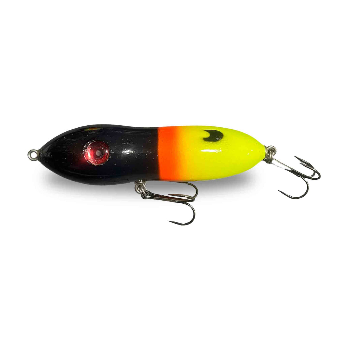 View of Topwater Big Mama Bubba Topwater Bait Fire Tail available at EZOKO Pike and Musky Shop