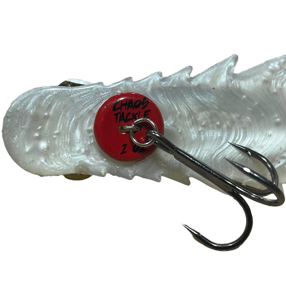 Tooth Shield Tackle The 308 Musky Bucktail Muskie Pike Double 8 Inline  Spinner Musky Lures Baits Tackle (Solid Jailbird) 
