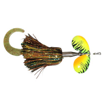 View of Bucktails Chaos Tackle Esox Assault Double 6 Bucktail Fire Tiger available at EZOKO Fishing