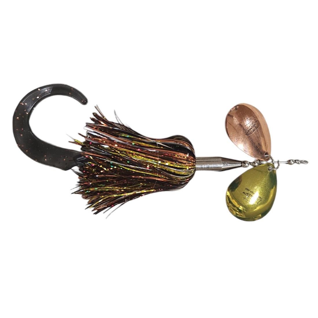 View of Bucktails Chaos Tackle Esox Assault Double 6 Bucktail Killer Korn available at EZOKO Fishing