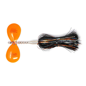 View of Bucktails Chaos Tackle Esox Assault Double 8 Bucktail Black / Orange available at EZOKO Pike and Musky Shop