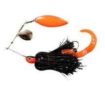 View of Spinnerbaits Chaos Tackle Esox Assault Spinnerbait Willow 1.5oz Black / Orange available at EZOKO Fishing