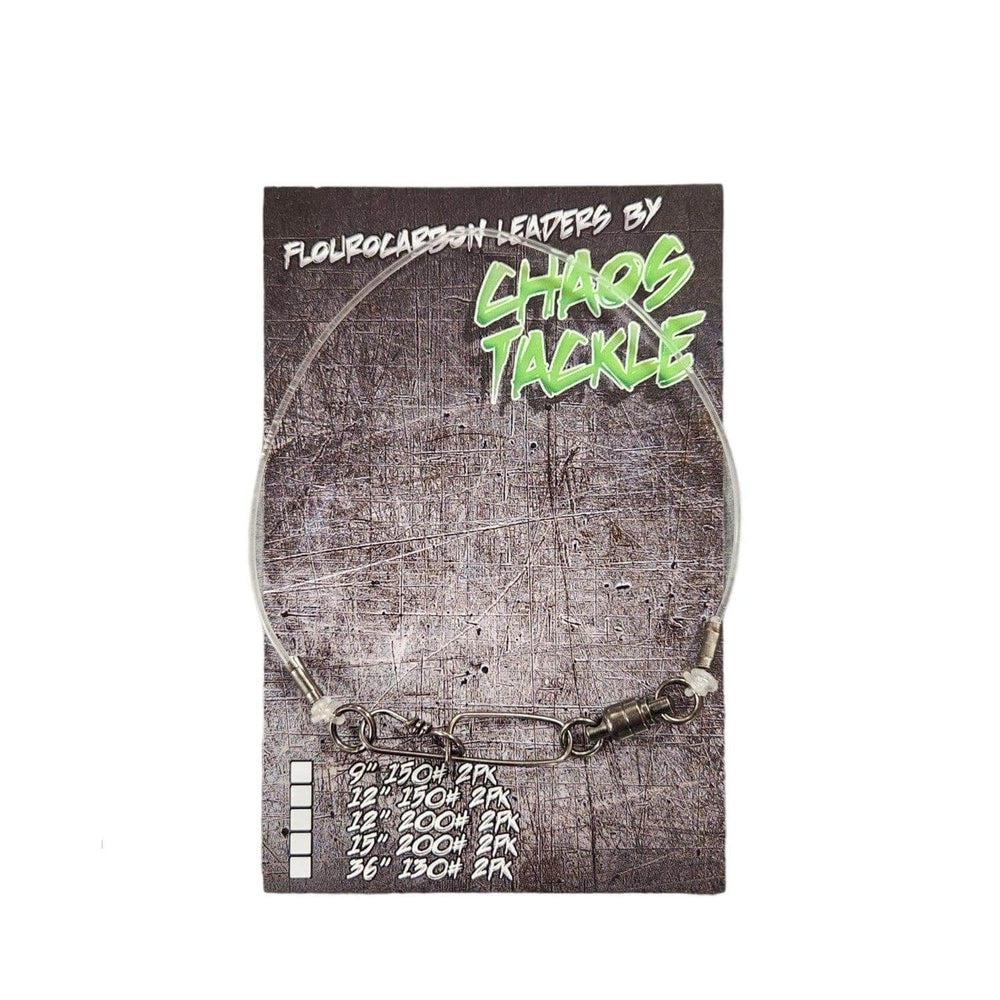 View of Leaders Chaos Tackle Fluoro Leader (2pk) available at EZOKO Pike and Musky Shop