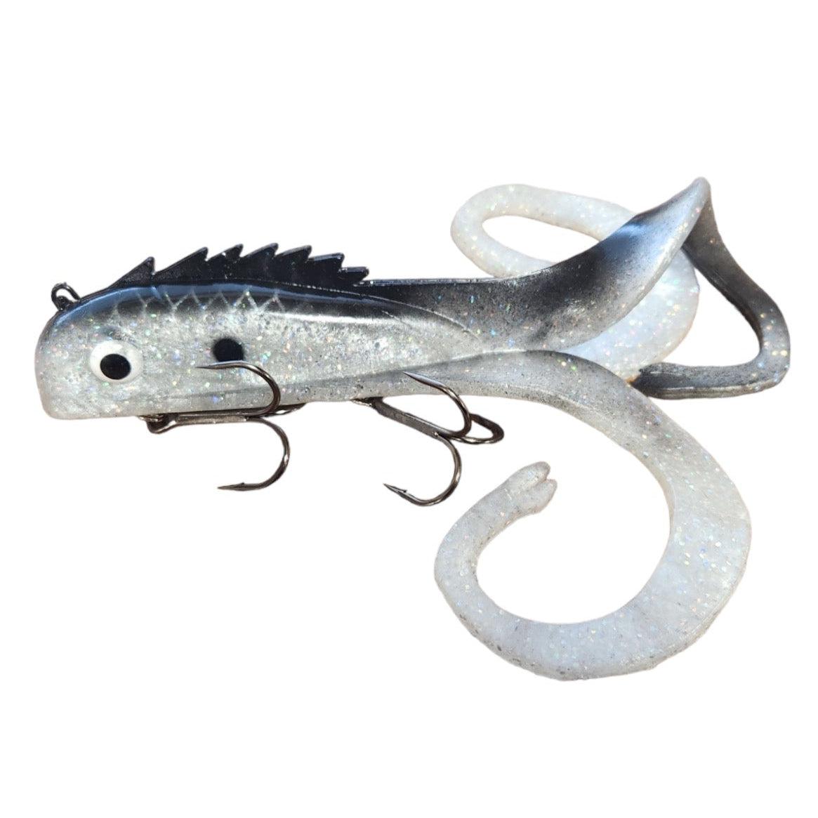 View of Rubber Chaos Tackle Medussa Husky Silver Shad available at EZOKO Fishing