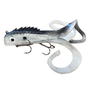View of Rubber Chaos Tackle Medussa Husky Silver Shad available at EZOKO Fishing