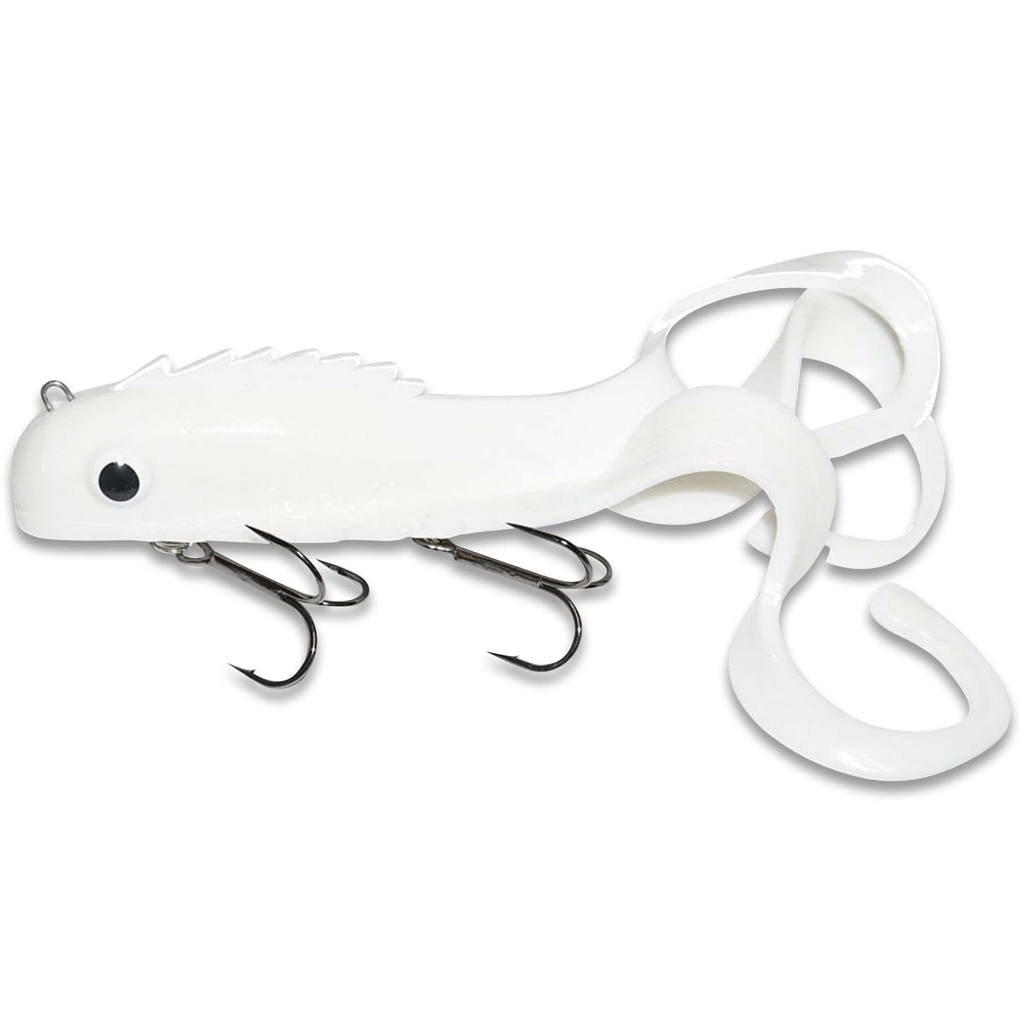 View of Rubber Chaos Tackle Medussa Mid Shallow White available at EZOKO Fishing