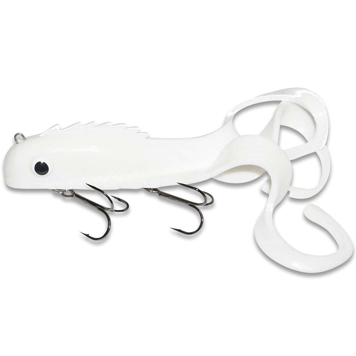 Chaos Tackle Medussa Mid Shallow White Rubber