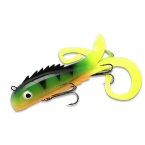 View of Rubber Chaos Tackle Medussa Regular Fire Tiger available at EZOKO Fishing
