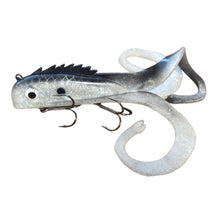View of Rubber Chaos Tackle Medussa Regular Silver Shad available at EZOKO Pike and Musky Shop