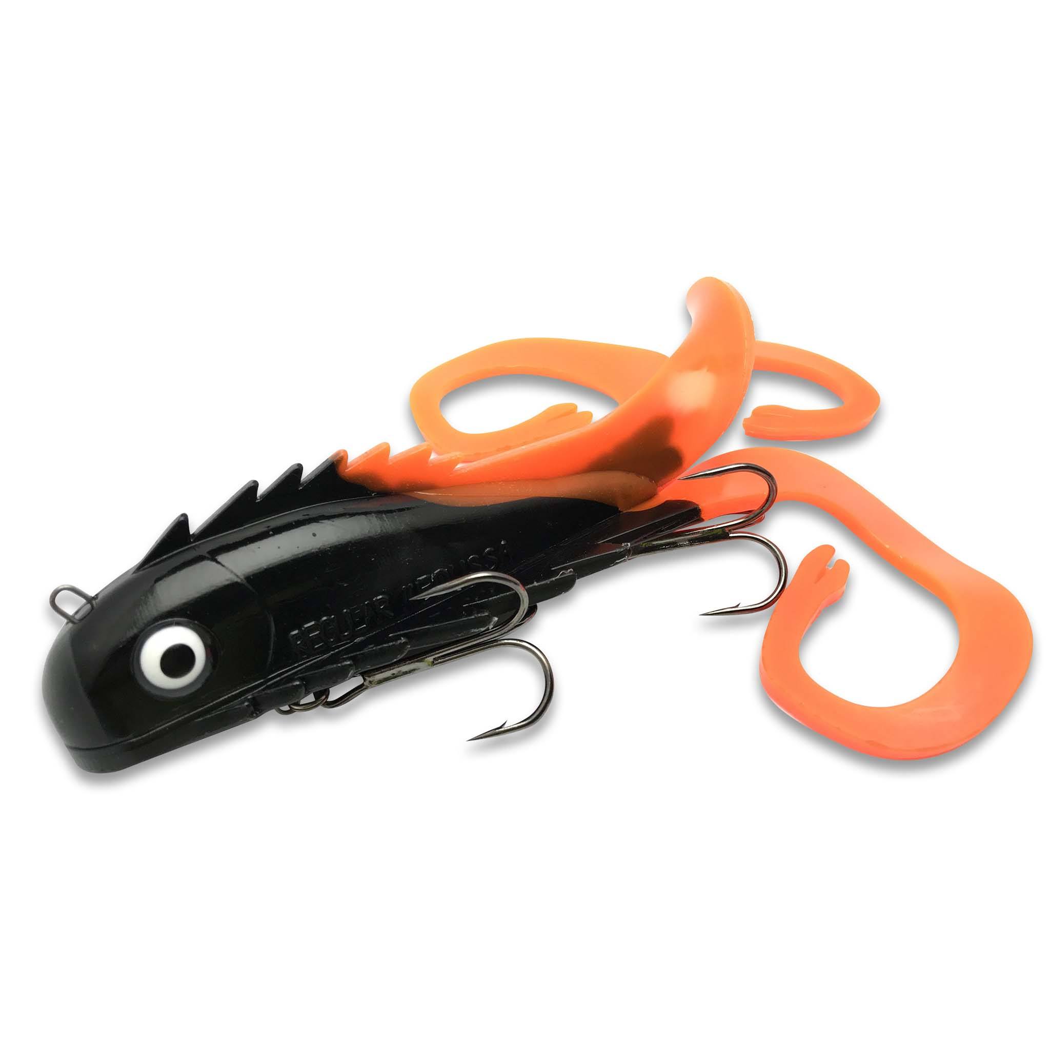 View of Rubber Chaos Tackle Medussa Regular Shallow Black / Orange available at EZOKO Fishing