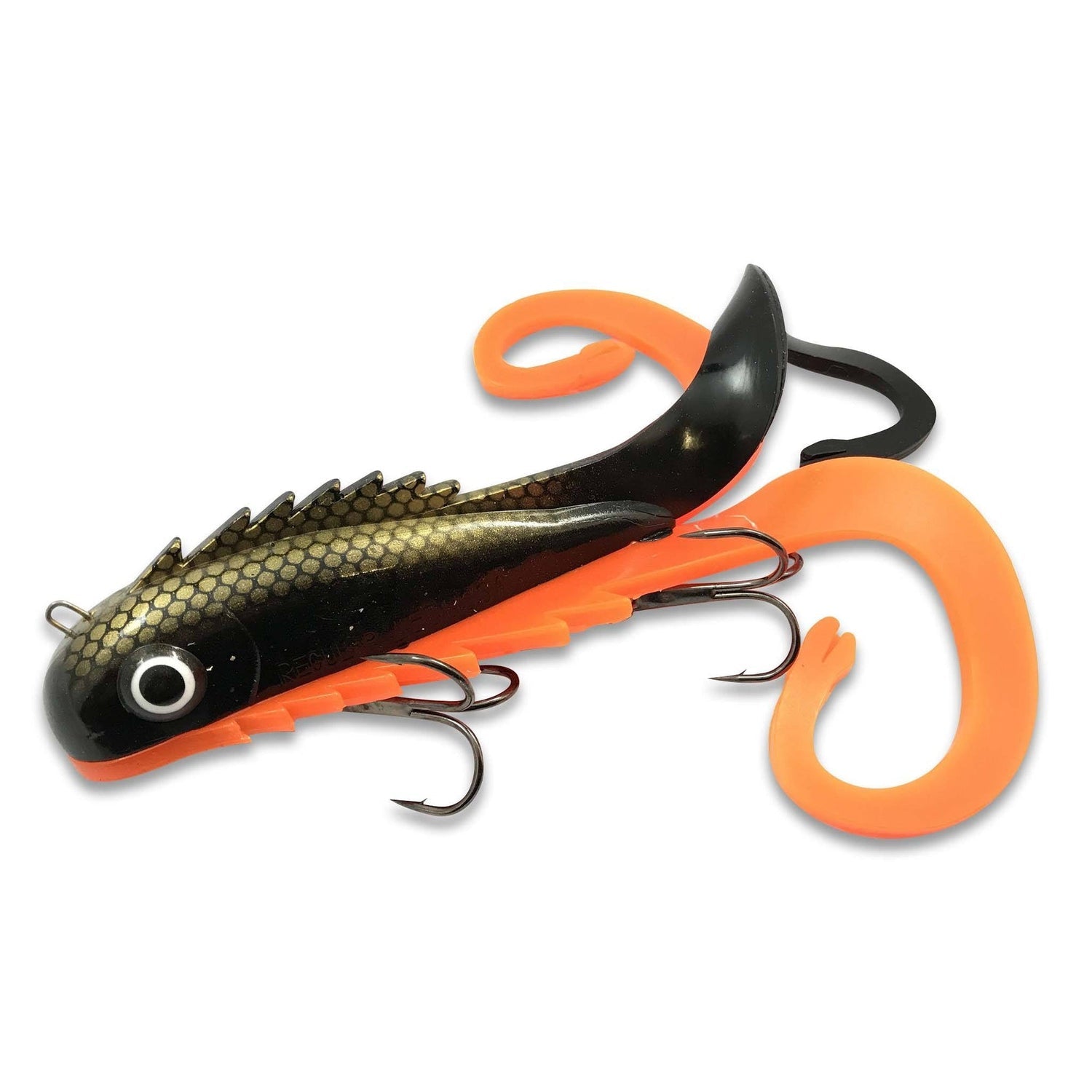 View of Rubber Chaos Tackle Medussa Regular Shallow Black Perch available at EZOKO Fishing