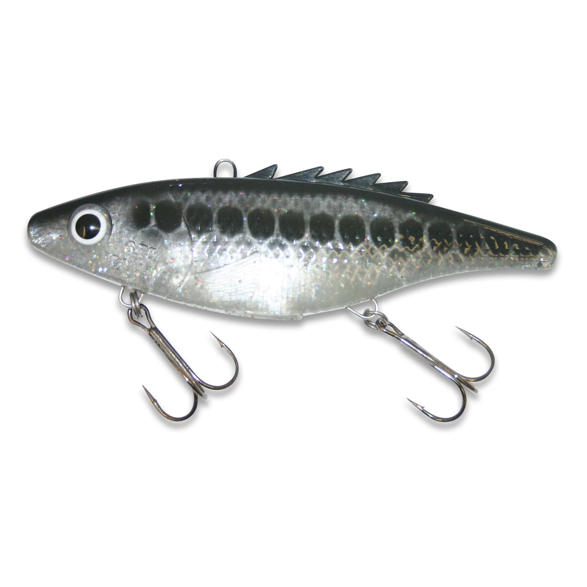 View of Lipless_Crankbaits Chaos Tackle Pegassus Lipless Crankbait Silver Shad available at EZOKO Fishing