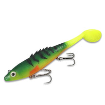 View of Swimbaits Chaos Tackle Posseidon 12" Swimbait Fire Tiger available at EZOKO Fishing