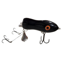 View of Topwater Chaos Tackle Psycho Flaptail Black available at EZOKO Fishing