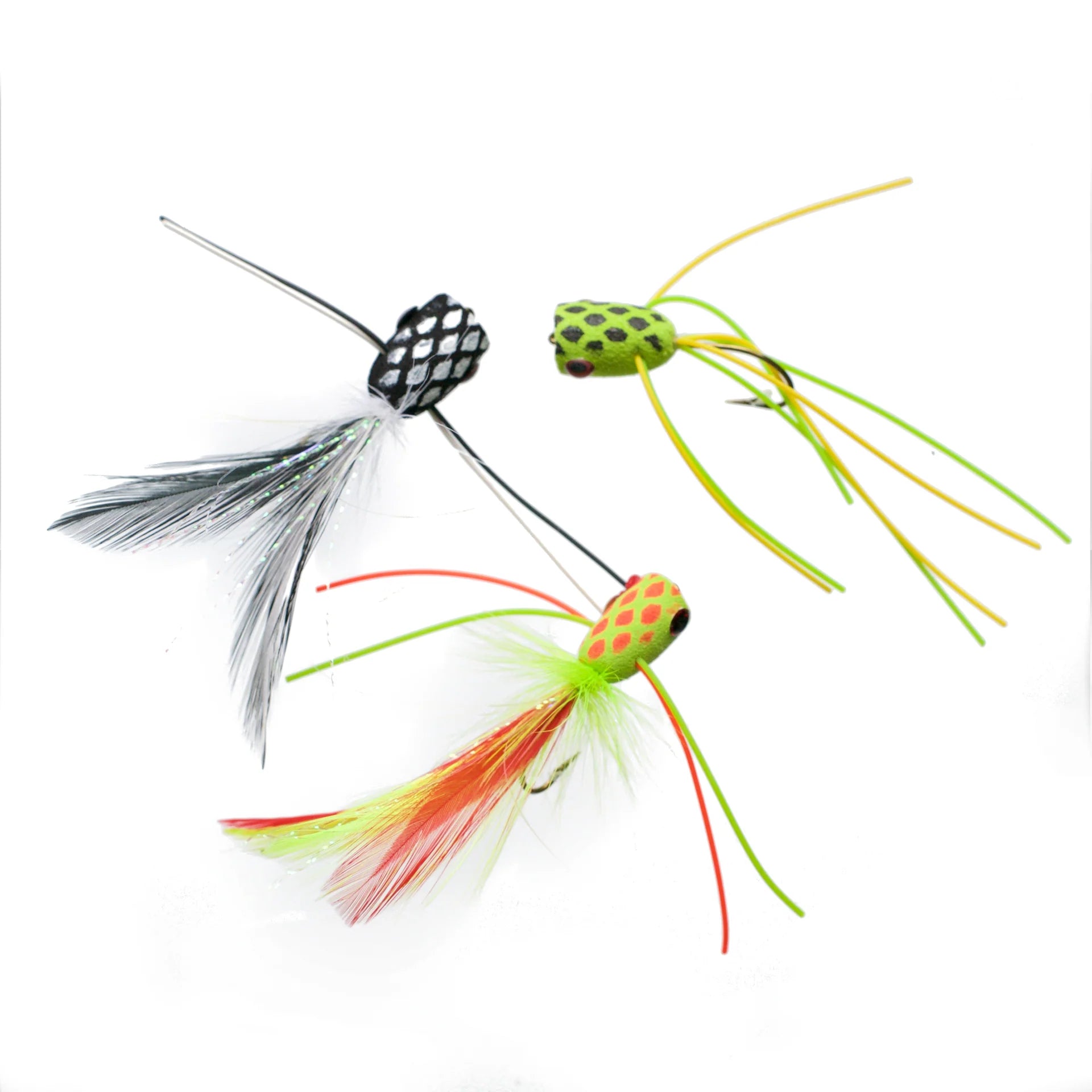 View of Cortland Bass Popper Assortment - 3 Pack available at EZOKO Fishing