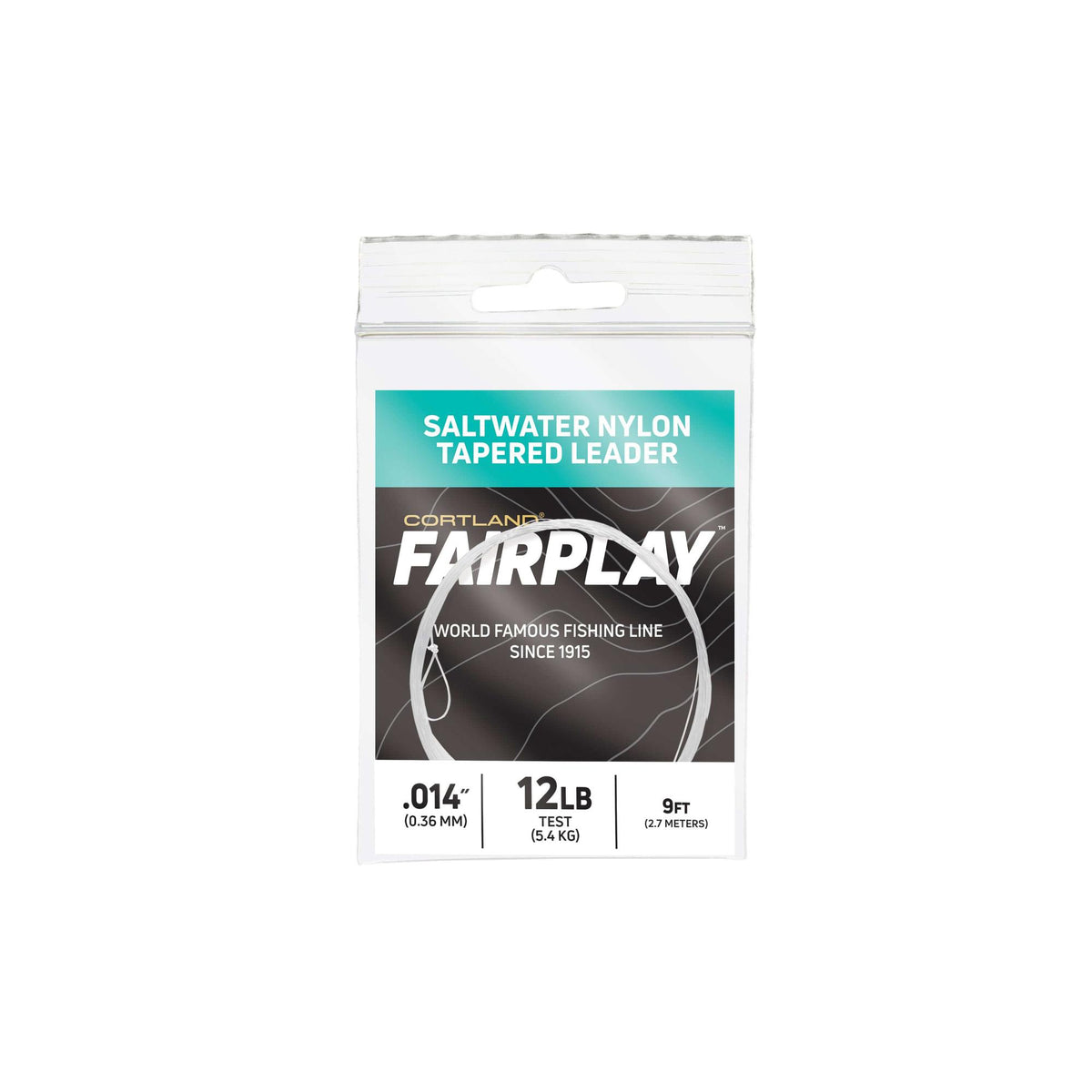 View of Cortland Fairplay Saltwater Leader available at EZOKO Pike and Musky Shop