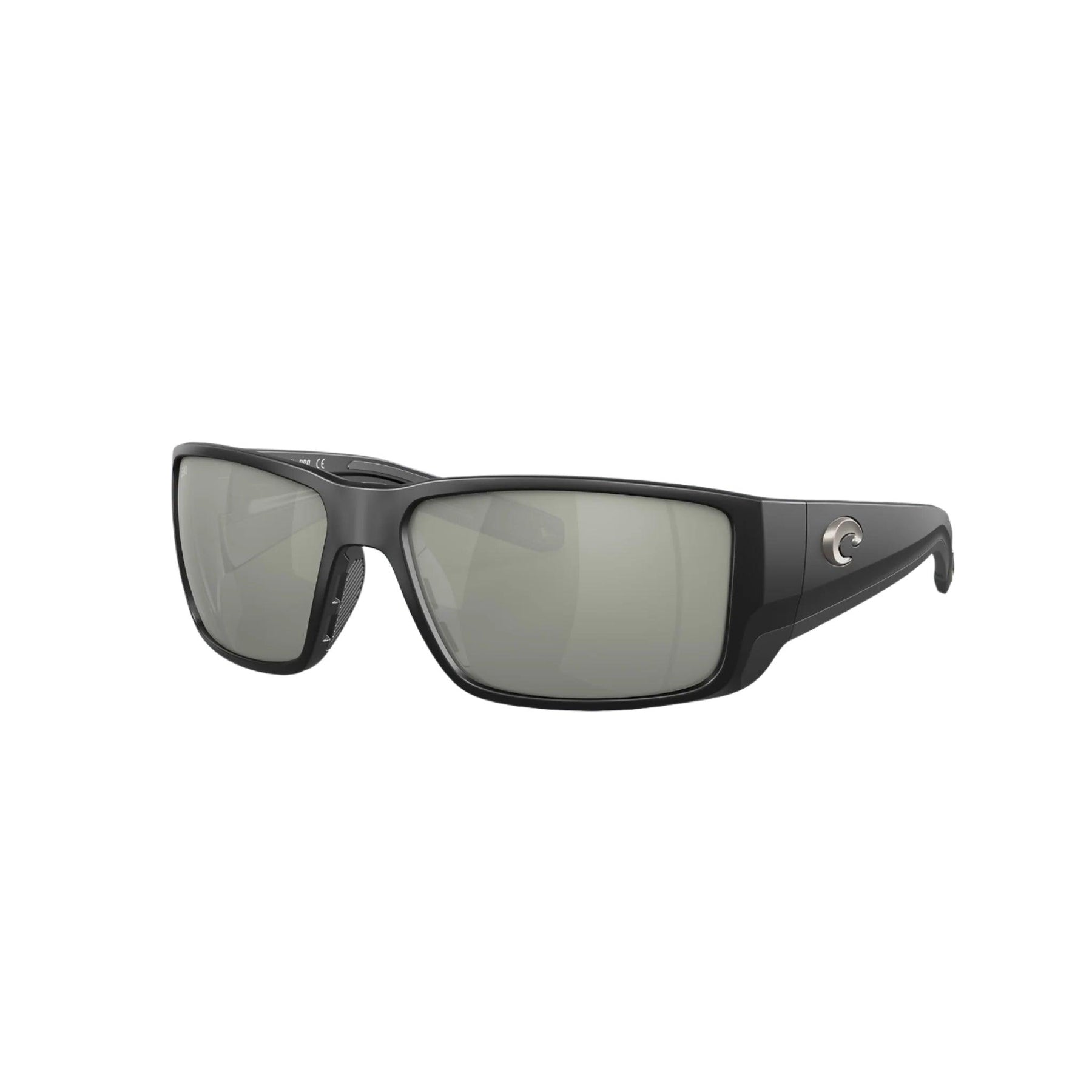 View of Sunglasses Costa BlackFin Pro Fishing Sunglasses Matte Black Grey Silver Mirror 580G available at EZOKO Pike and Musky Shop