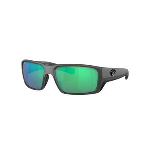 View of Sunglasses Costa Fantail Pro Matte Grey Green Mirror 580G available at EZOKO Pike and Musky Shop