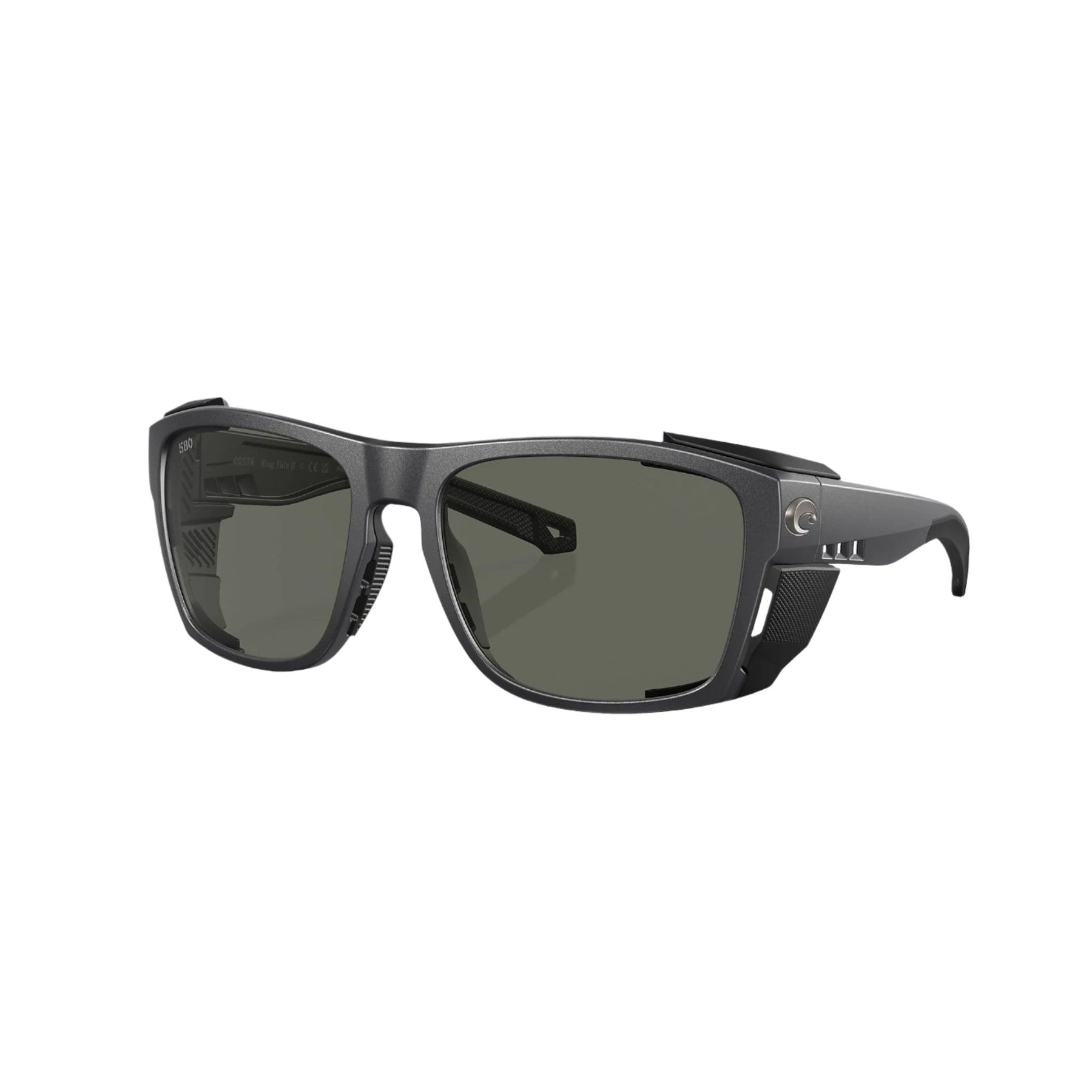 View of Sunglasses Costa King Tide 6 Fishing Sunglasses Black Pearl Grey 580G available at EZOKO Pike and Musky Shop