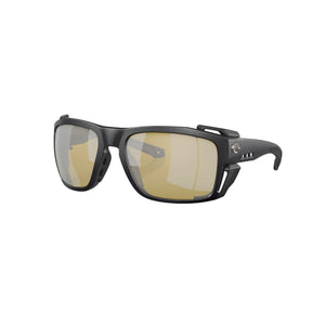 View of Sunglasses Costa King Tide 8 Fishing Sunglasses Black Pearl Sunrise Silver Mirror 580G available at EZOKO Pike and Musky Shop