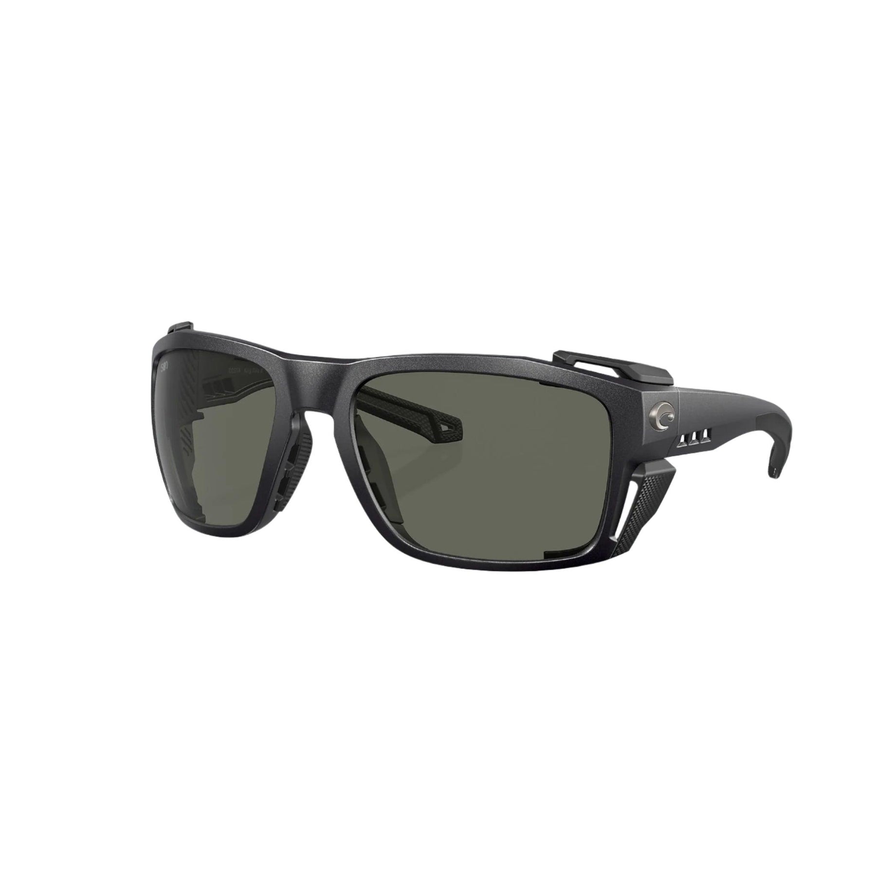 View of Sunglasses Costa King Tide 8 Fishing Sunglasses Black Pearl Grey 580G available at EZOKO Pike and Musky Shop