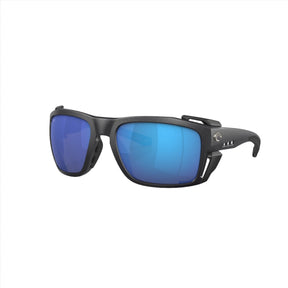 View of Sunglasses Costa King Tide 8 Black Blue Mirror available at EZOKO Pike and Musky Shop