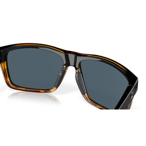 View of Sunglasses Costa Slack Tide Matte Black / Shiny Tortoise Gray 580P available at EZOKO Pike and Musky Shop
