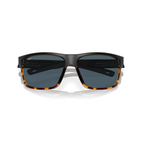 View of Sunglasses Costa Slack Tide Matte Black / Shiny Tortoise Gray 580P available at EZOKO Pike and Musky Shop