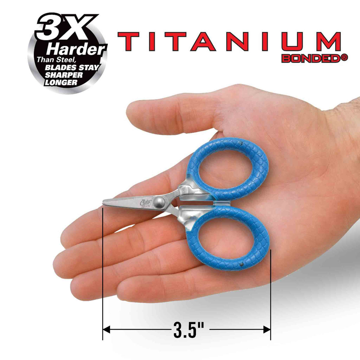 Cuda 3" Titanium Bonded® Braid & Mono Scissor Tools