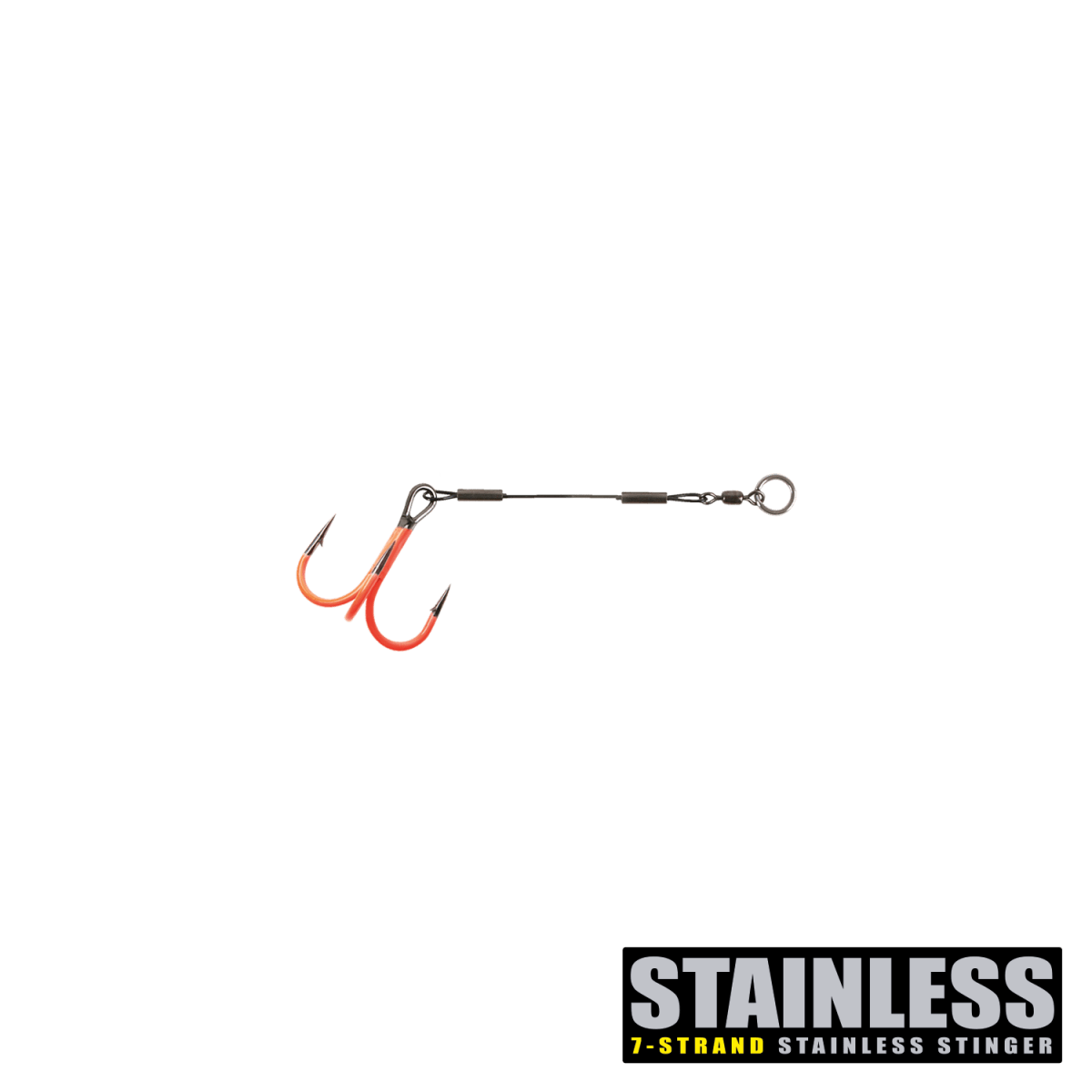 View of Hooks CWC Stinger Pro UV Orange available at EZOKO Pike and Musky Shop