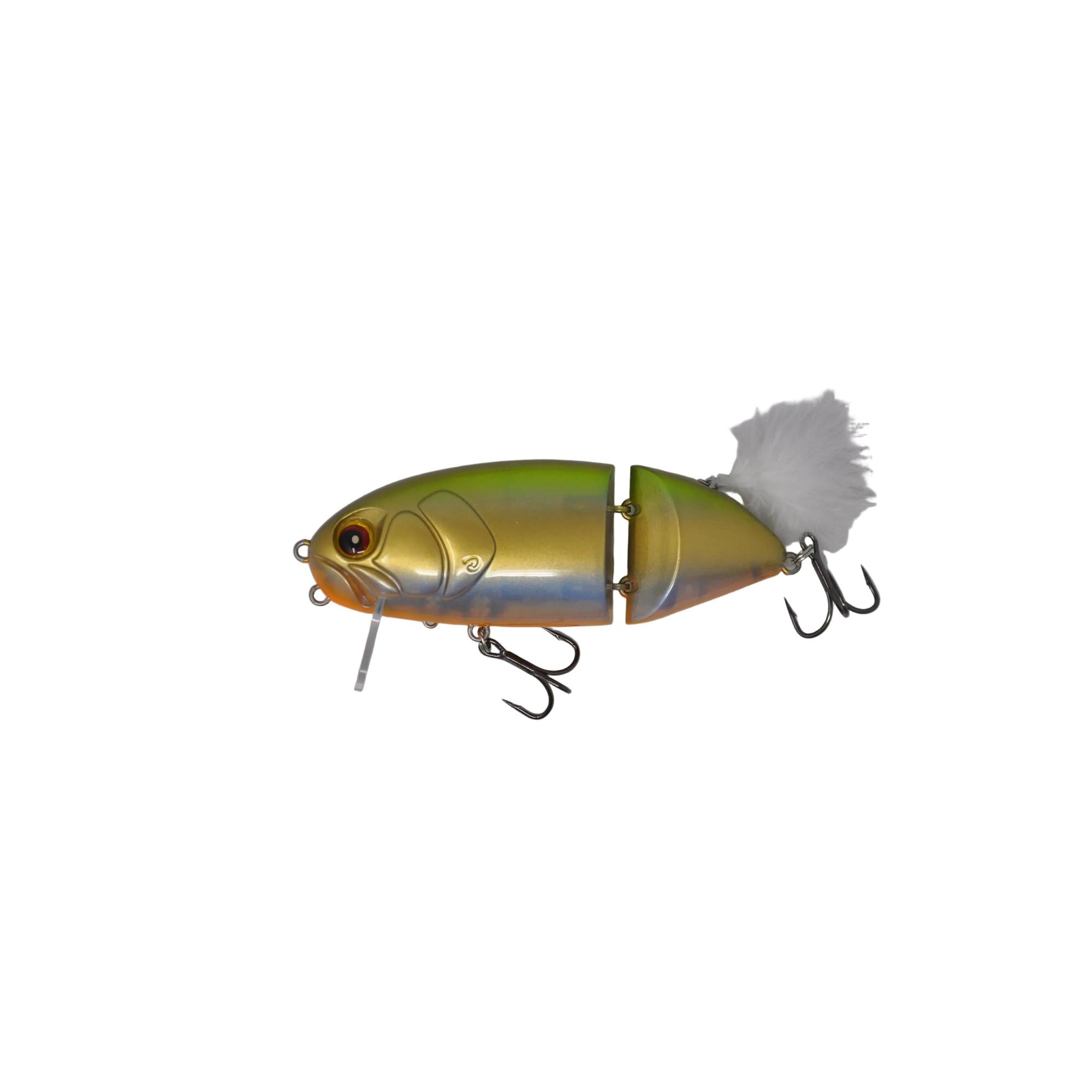 View of D-Flow C130ST Hard bait Gold Chartreuse available at EZOKO Fishing