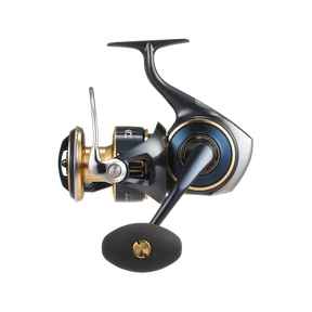 View of Spinning reel Daiwa 25 Saltiga Saltwater Spinning Reel 10000-H available at EZOKO Fishing
