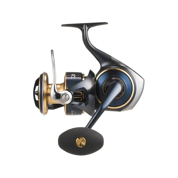 View of Spinning reel Daiwa 25 Saltiga Saltwater Spinning Reel 10000-H available at EZOKO Fishing